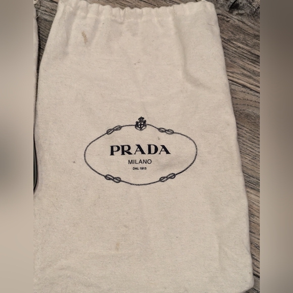 PRADA Vintage Slingback Heels Green and Tan Patent Leather Size 40 1/2 Dust Bags - Picture 16 of 17